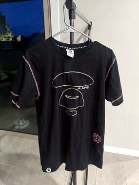 AAPE by A Bathing Ape Logo Tee Black Size XS